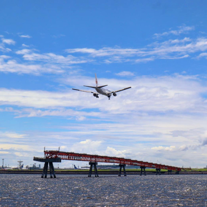 ILSからの飛行機