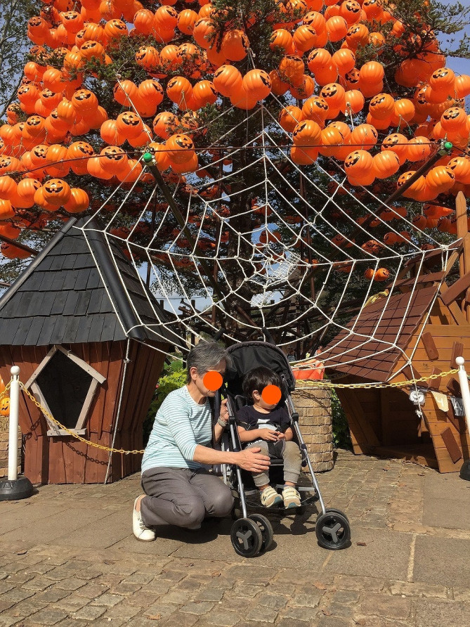 アンデルセン公園のハロウィンフォトスポット