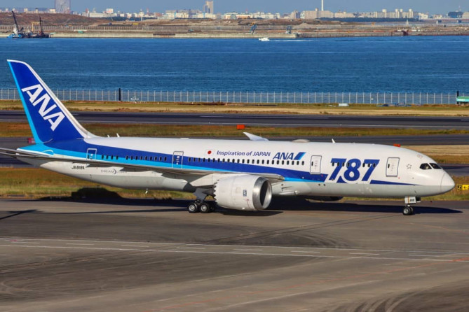 全日本空輸の飛行機