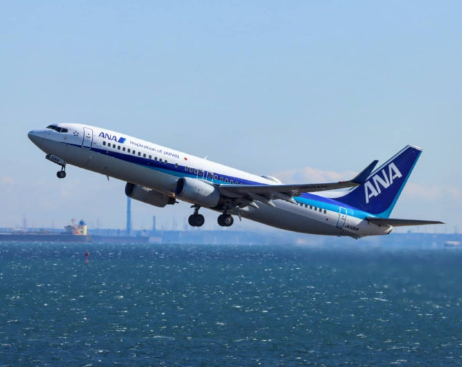 全日本空輸の飛行機