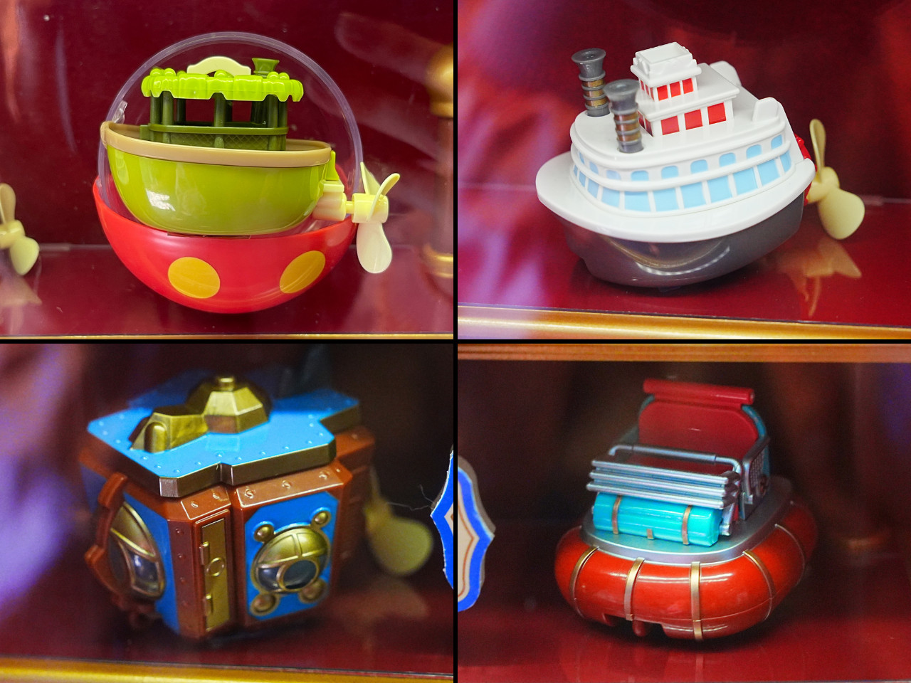 ディズニーリゾートカプセルトイ　ガチャガチャ ディズニーアトラクションをモチーフにしたガチャガチャ(カプセルトイ